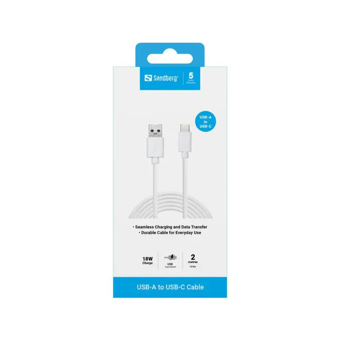 Sandberg cable from USB-C 3.1> USB-A 3.0, 2 meters