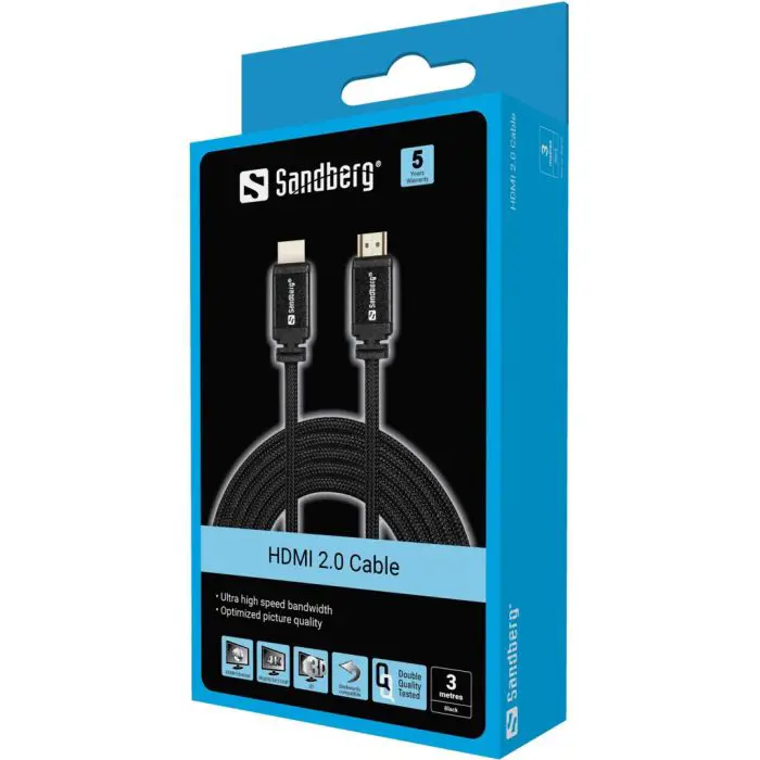 Sandberg HDMI 2.0 19M-19M 3m