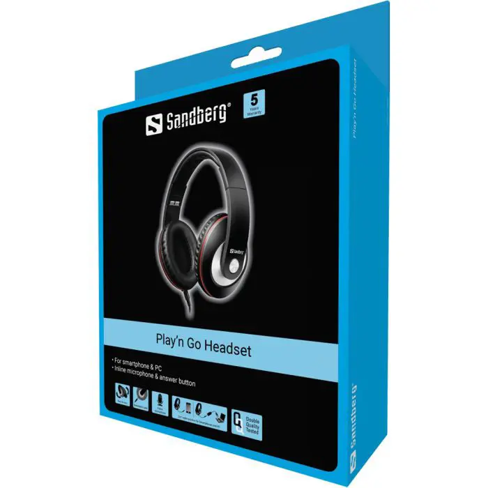Sandberg Play'n Go Headset Black