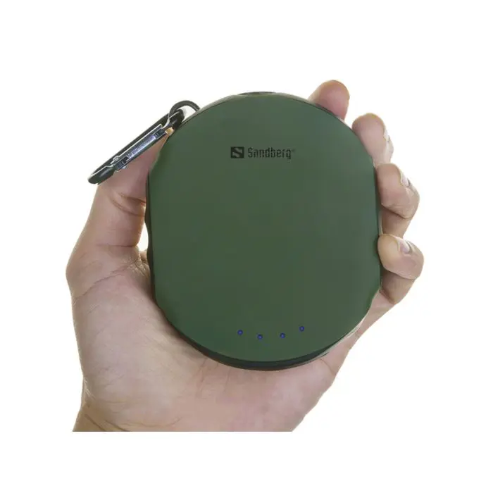 Sandberg Survivor Powerbank 10000mAh portable battery with LED flashlight and compass