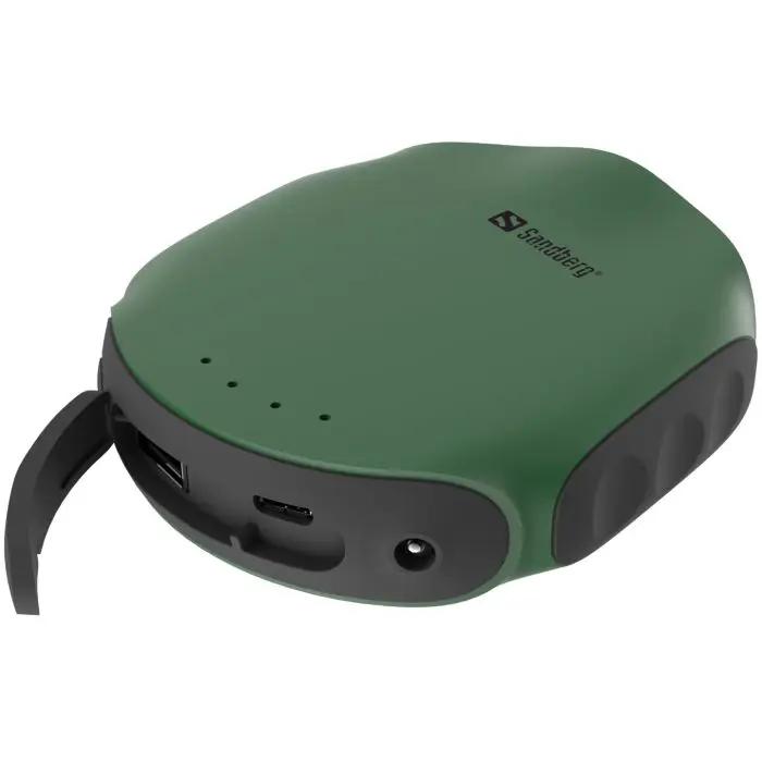 Sandberg Survivor Powerbank 10000mAh portable battery with LED flashlight and compass
