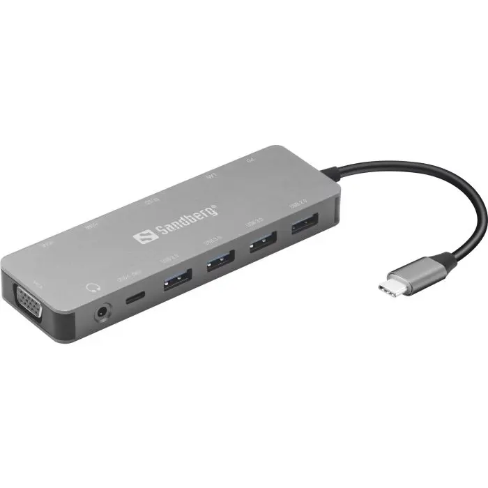 Sandberg USB-C 13-in-1 laptop docking station
