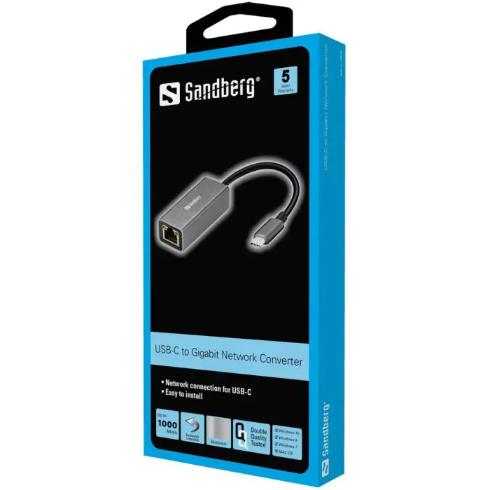 Sandberg USB-C Gigabit network card