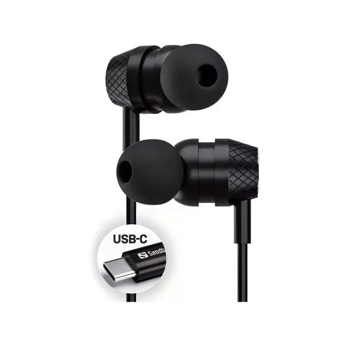 Sandberg USB-C/A In-Earset with Line-Mic žične slušalke z mikrofonom