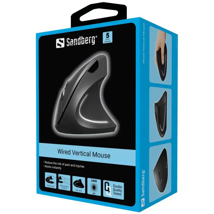 Sandberg Wired Vertical vertical ergonomic mouse
