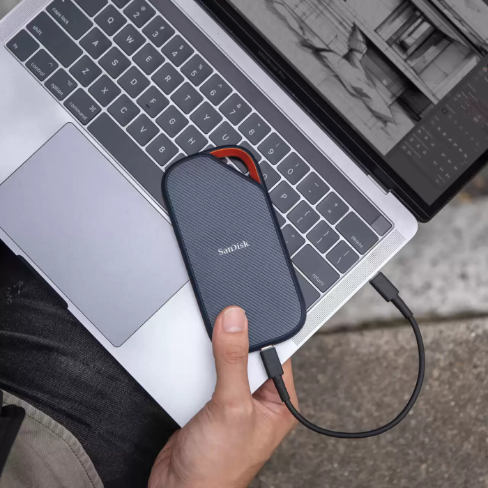 SanDisk 2TB Extreme PRO USB-C NVMe USB 4 vanjske SSD disk