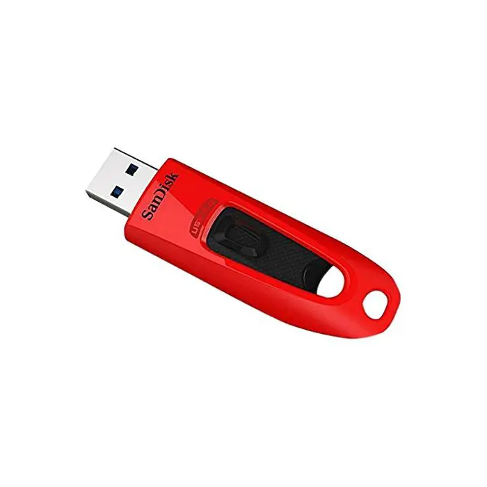 SanDisk 64GB Ultra USB 3.0 Memory Stick - Red