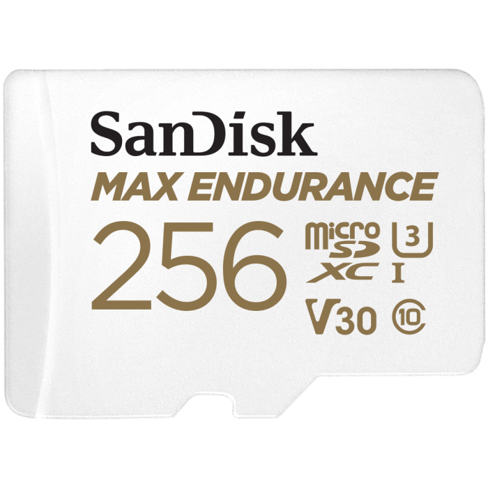 SanDisk MAX ENDURANCE microSDXC 256GB + SD Adapter
