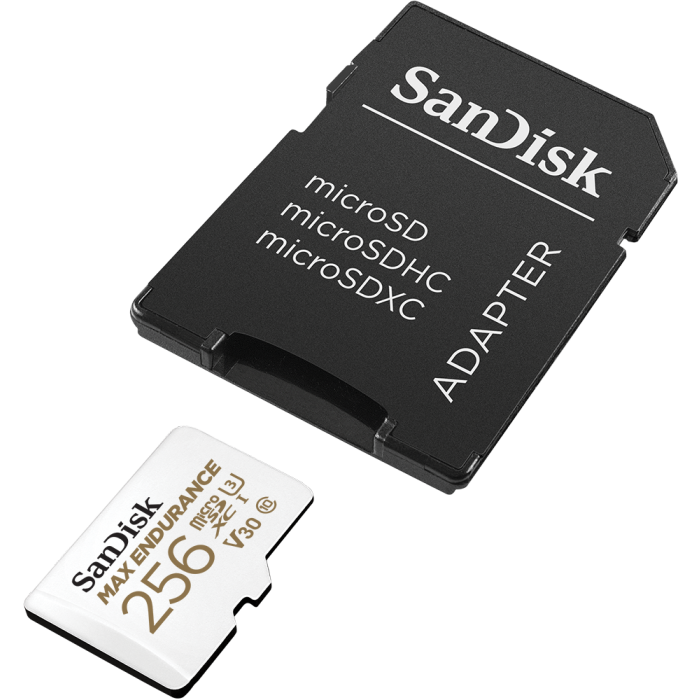SanDisk MAX ENDURANCE microSDXC 256GB + SD Adapter