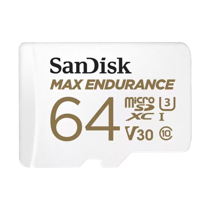 SanDisk MAX ENDURANCE microSDXC 64GB + SD Adapter