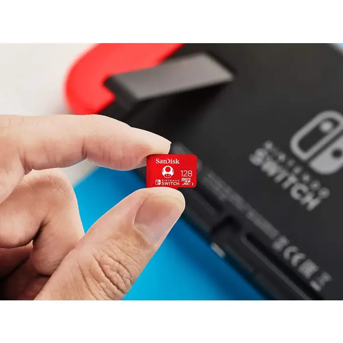 SanDisk microSDXC card for Nintendo Switch 128GB, up to 100MB/s Read, 60MB/s Write, U3, C10, A1, UHS-1