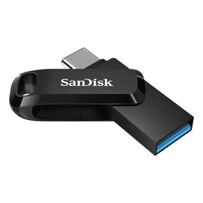 SanDisk Ultra Dual Drive Go USB flash drive 256 GB USB Type-A / USB Type-C 3.2 Gen 1 (3.1 Gen 1) Black