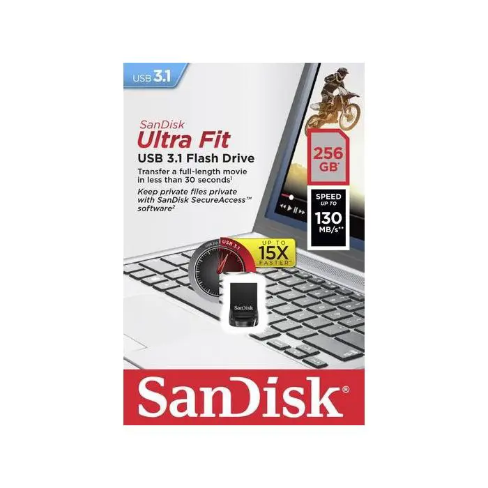 SanDisk Ultra Fit USB 256GB USB 3.1.