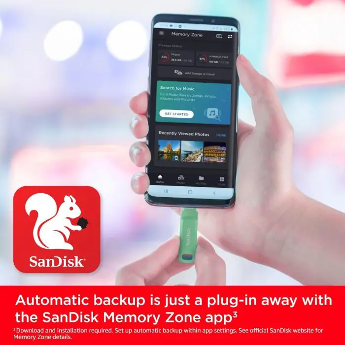 SanDisk USB 128GB Ultra Dual Drive Go USB Type-C 400MB/s - Green