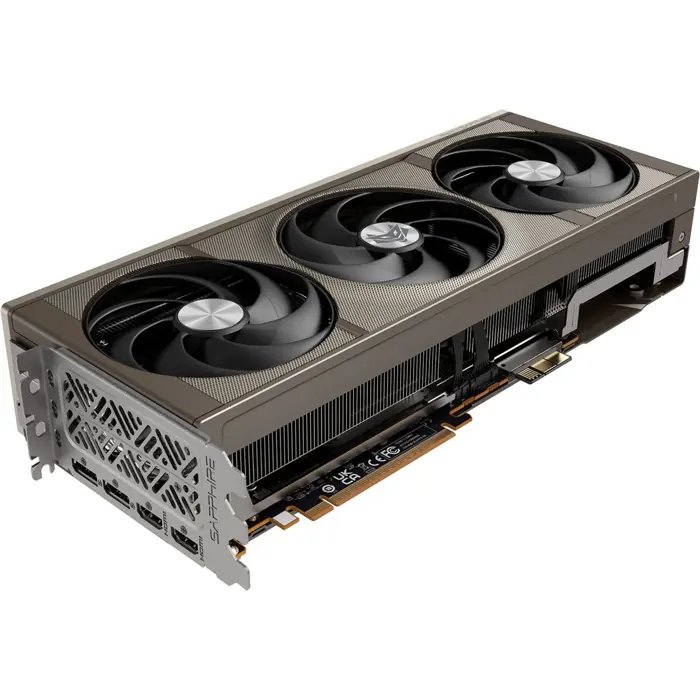 Sapphire Radeon RX 9070 XT Nitro+ Phantom Link OC (silver, RDNA4, GDDR6, 2x DisplayPort, 2x HDMI 2.1)