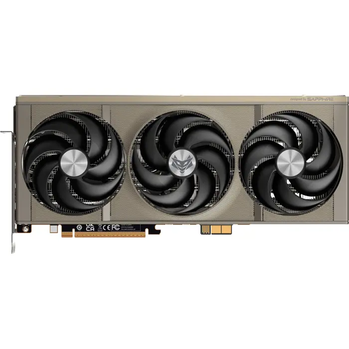 Sapphire Radeon RX 9070 XT Nitro+ Phantom Link OC (silver, RDNA4, GDDR6, 2x DisplayPort, 2x HDMI 2.1)