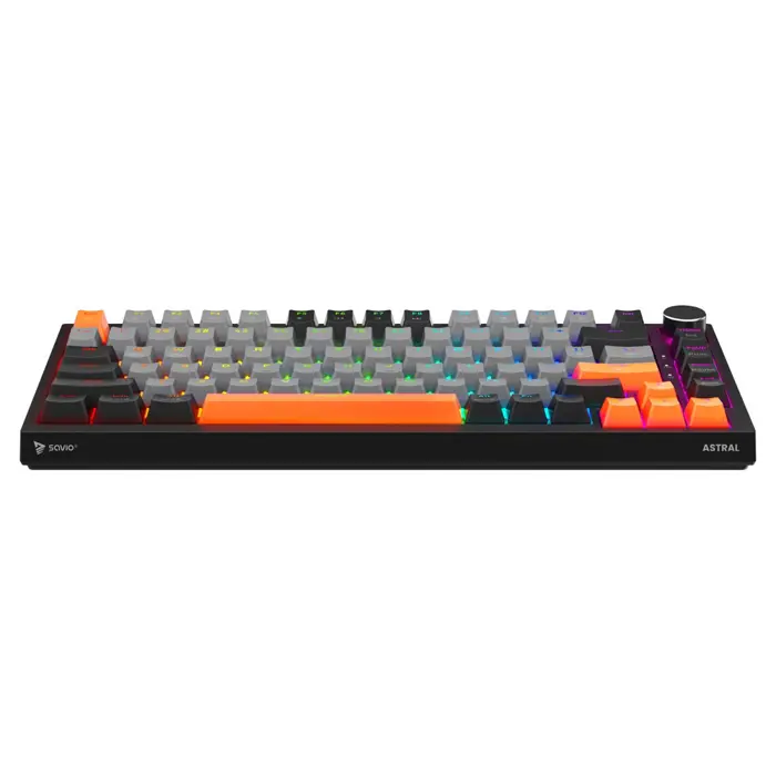 Savio ASTRAL BLACK JADE 3 COLOURS keyboard Gaming USB QWERTY US International