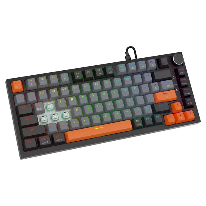 Savio ASTRAL BLACK JADE 3 COLOURS keyboard Gaming USB QWERTY US International