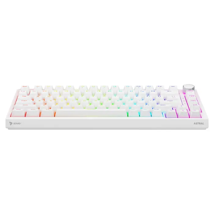 Savio ASTRAL WHITE JADE keyboard Gaming USB QWERTY US International