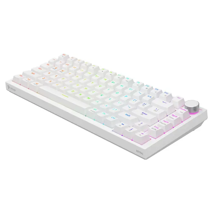 Savio ASTRAL WHITE JADE keyboard Gaming USB QWERTY US International