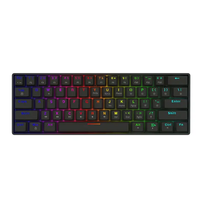 Savio BLACKOUT X2 RED keyboard Gaming USB QWERTY US International Black
