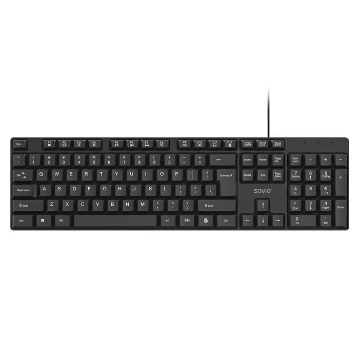 Savio KB-01 keyboard Home/Office USB QWERTY US English Black