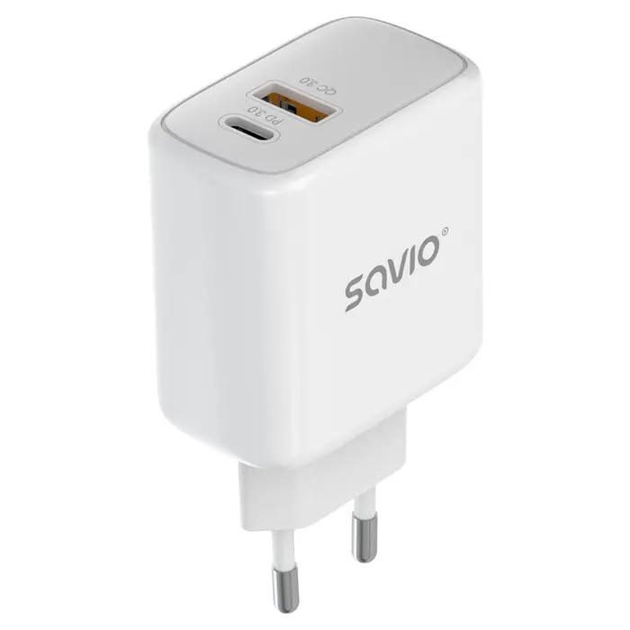 Savio LA-12 mobile device charger Universal White AC Fast charging Indoor