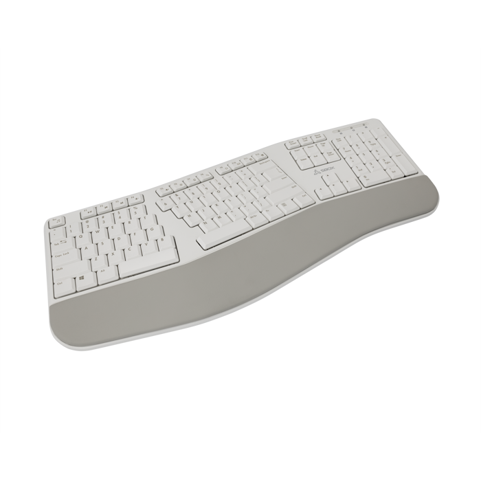 SBOX ergonomska bežična tipkovnica WK-905 bež US