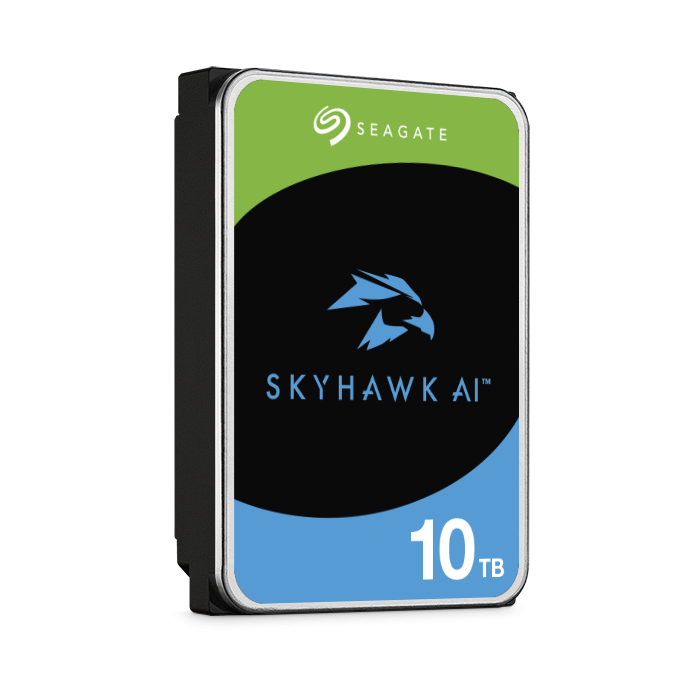 Seagate Hard Drive 10TB 7200 256MB SATA 6Gb/s SkyHawk AI