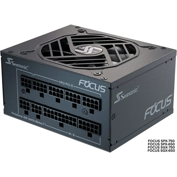 Seasonic FOCUS SPX-750, PC power supply (black, 4x PCIe, cable management, 750 watts)