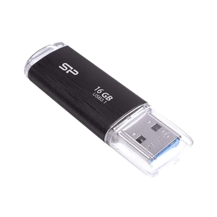 SILICON POWER Blaze B02 Pendrive USB flash drive 16GB USB Type-A 3.2 Gen 1 (SP016GBUF3B02V1K) Black