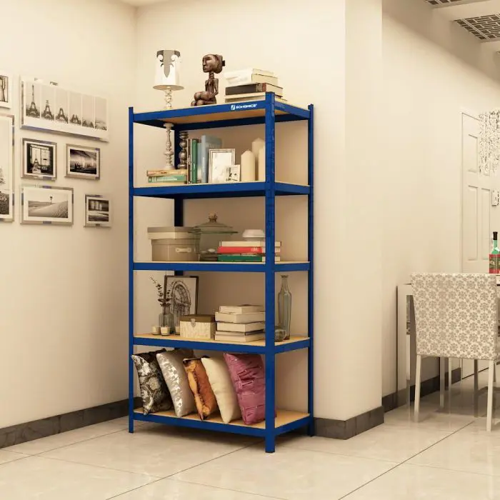 SONGMICS Shelf 150 x 75 x 30 cm brown-blue, GLR30Q