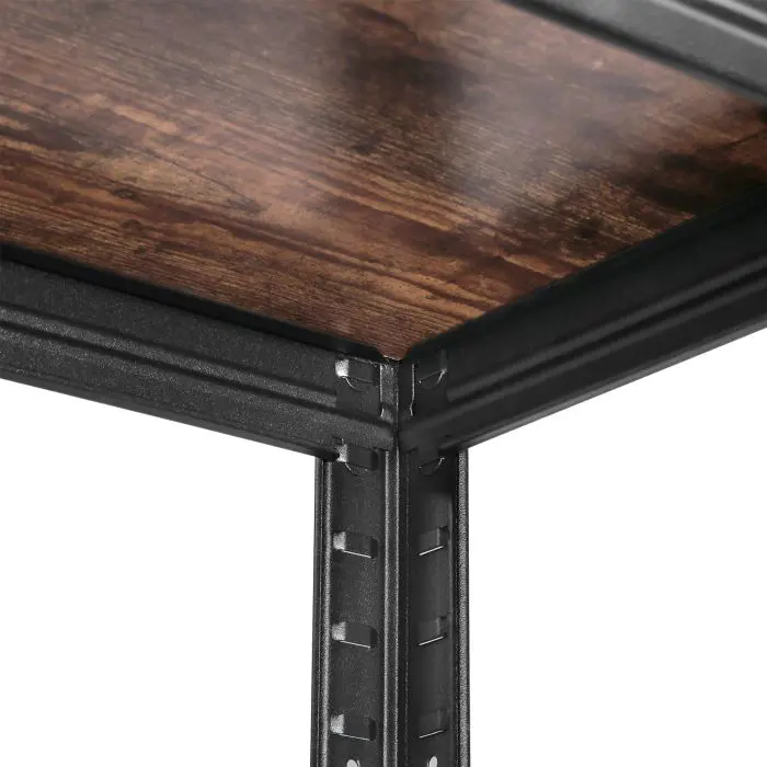 SONGMICS Shelf 30 x 75 x 150 cm brown-black