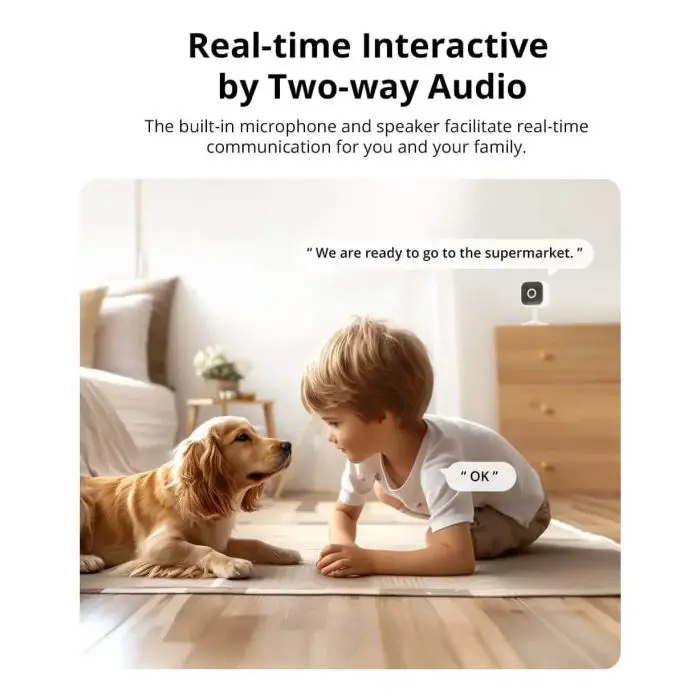 Sonoff Interior Video Supply Camera CAM-S2, 1080p, Wi-Fi