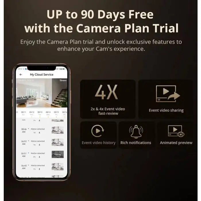 Sonoff Interior Video Supply Camera CAM-S2, 1080p, Wi-Fi