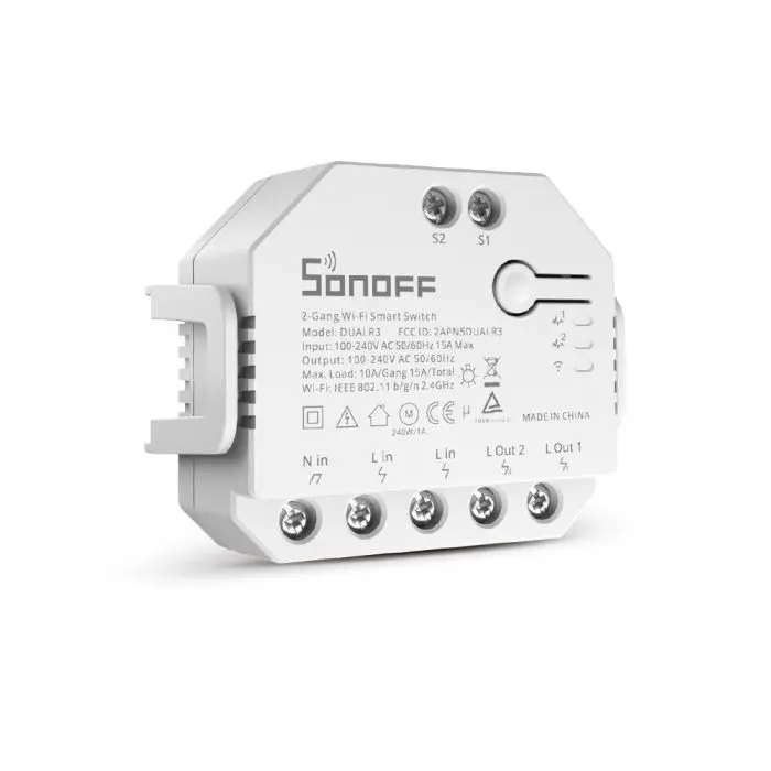 SONOFF smart switch Wi-Fi 2-channel, DUAL3 roller shutter motor control