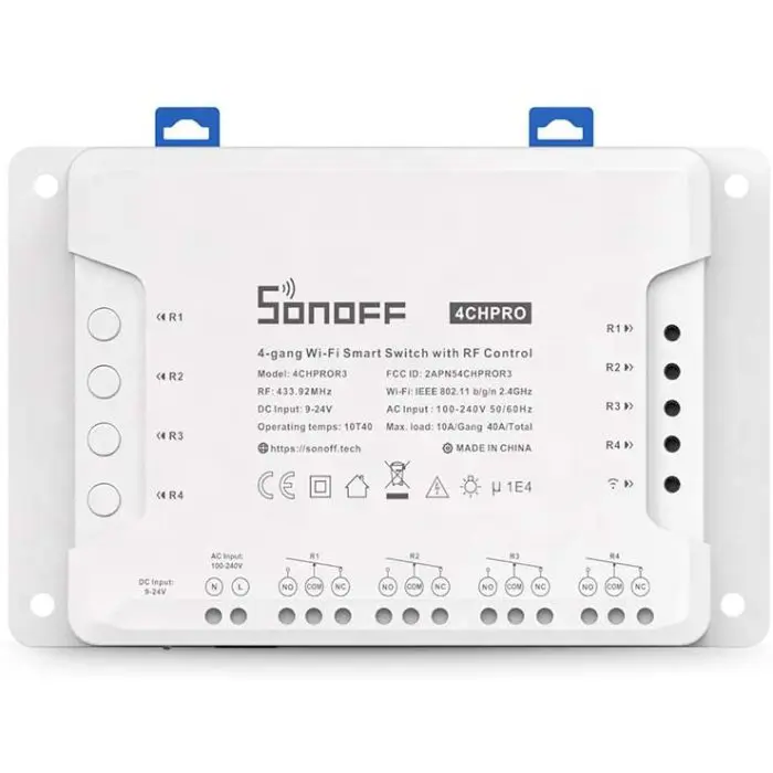 SONOFF smart wall switch Wi-Fi 4-channel 4CHPROR3