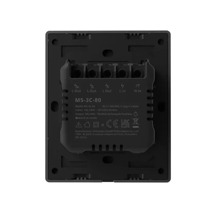 SONOFF smart wall switch Wi-Fi M5-3C-80, triple