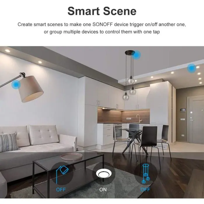 SONOFF smart wall switch Wi-Fi + RF433 dual T2EU2C-TX