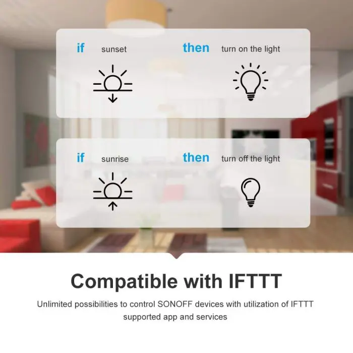 SONOFF smart Wi-Fi switch with RF control RFR2