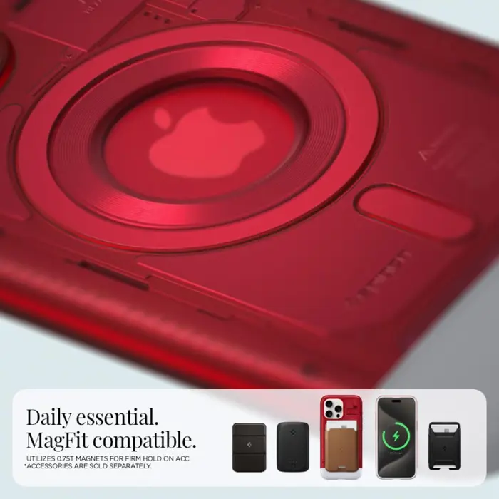 Spigen Classic C1 MagSafe, ruby - iPhone 15 Pro