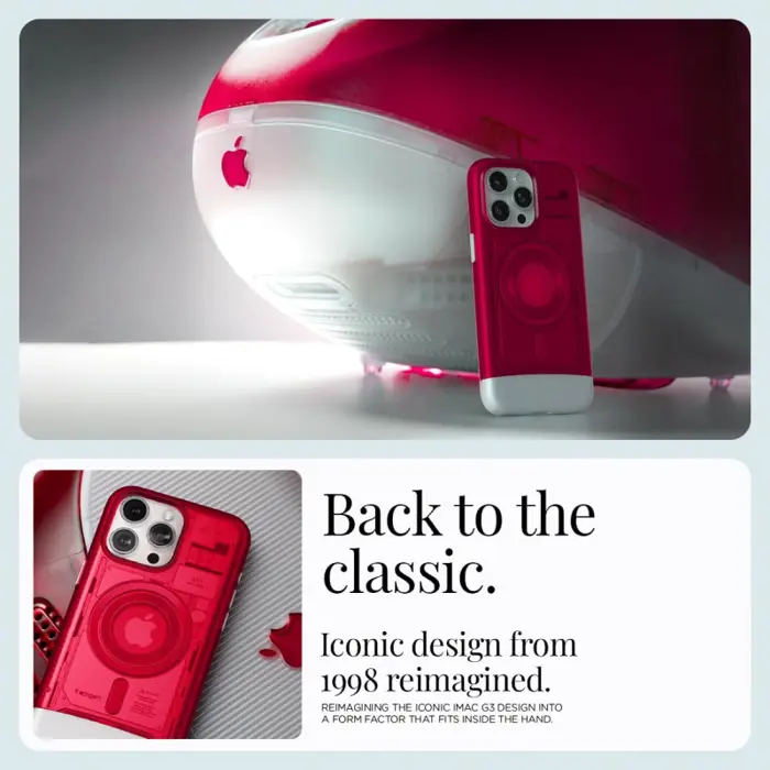 Spigen Classic C1 MagSafe, ruby - iPhone 15 Pro