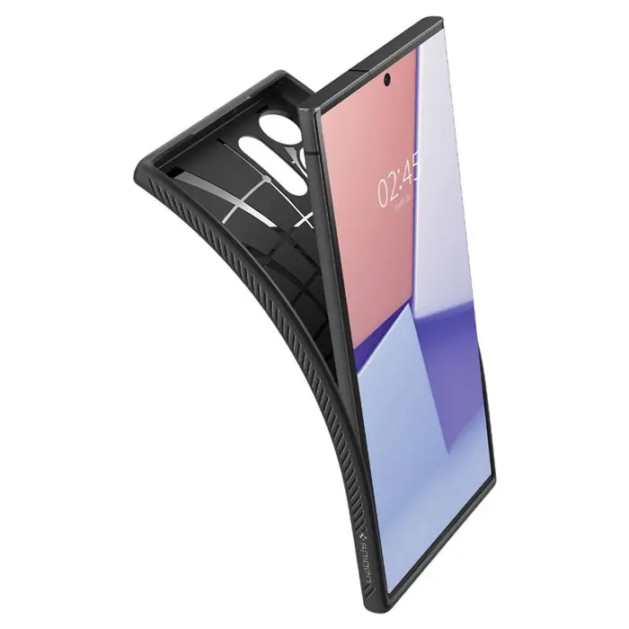 Spigen Liquid Air, zaštitna maska za telefon, crna - Samsung Galaxy S23 Ultra