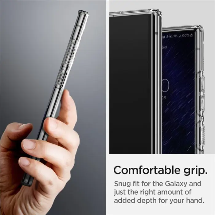Spigen Liquid Crystal, zaštitna maska za telefon, prozirna - Samsung Galaxy S22 Ultra