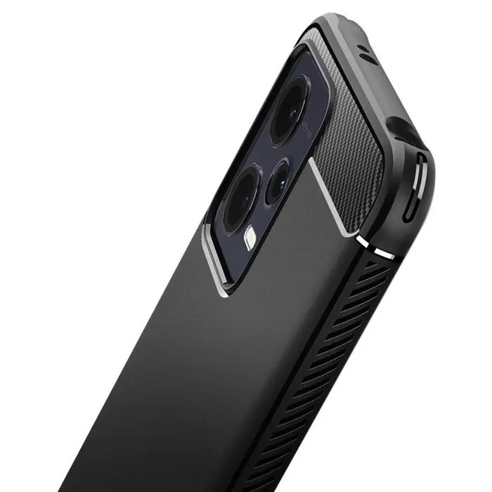 Spigen Rugged Armor, maska za telefon, crna - Xiaomi Redmi Note 12 5G/ POCO X5 5G (ACS05787)