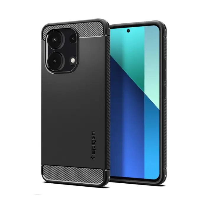 Spigen Rugged Armor, matte black - Xiaomi Redmi Note 13