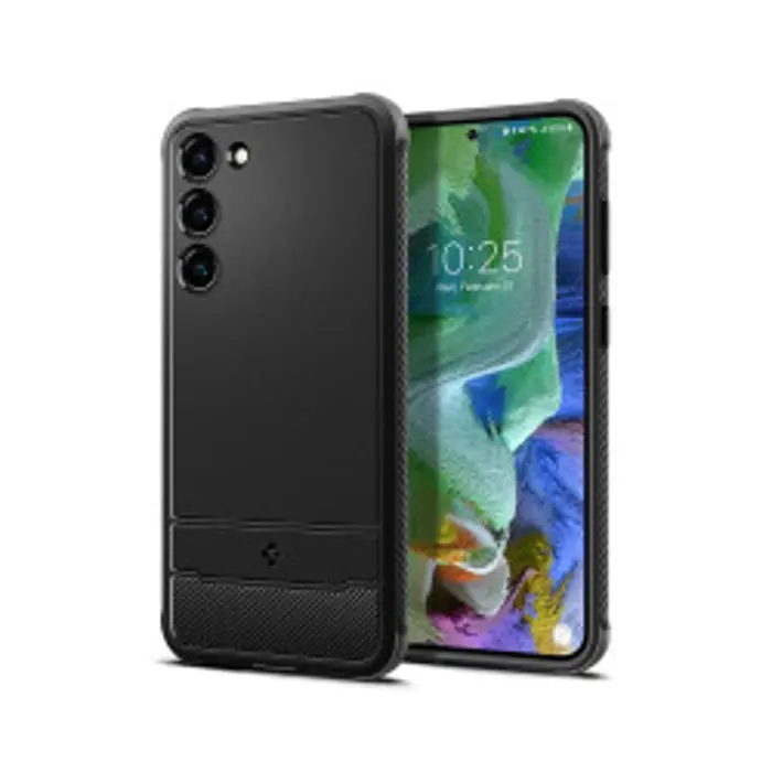 Spigen Rugged Armor, zaštitna maska za telefon, crna - Samsung Galaxy S23+