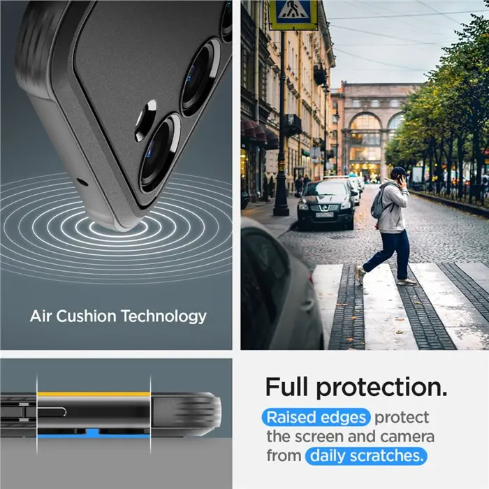 Spigen Rugged Armor, zaštitna maska za telefon, crna - Samsung Galaxy S23+