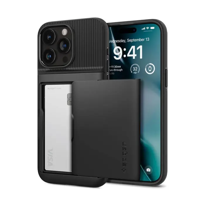 Spigen Slim Armor CS, black - iPhone 15 Pro (ACS06728)