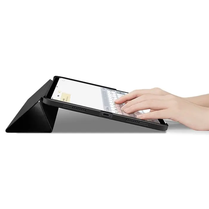 Spigen Smart Fold Plus, zaštitna maska za iPad Air - 10.9" (2022/2020), crna